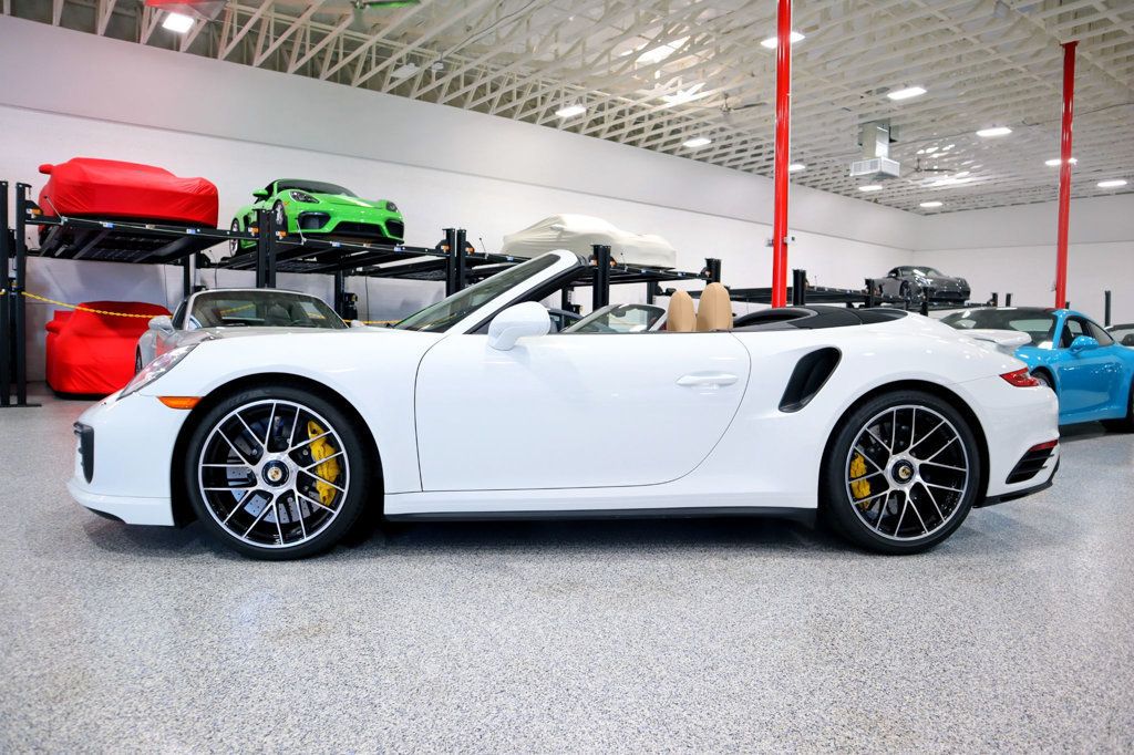 2017 Porsche 911 TURBO S CAB WHITE...13,998 Miles...Turbo S Cab!! - 22483341 - 1