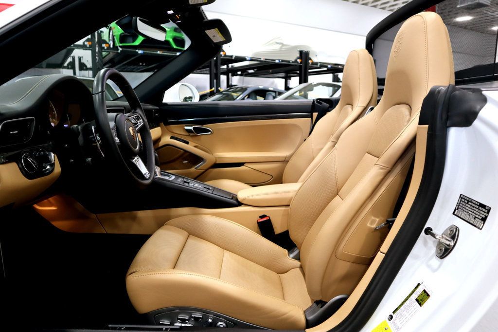 2017 Porsche 911 TURBO S CAB WHITE...13,998 Miles...Turbo S Cab!! - 22483341 - 19