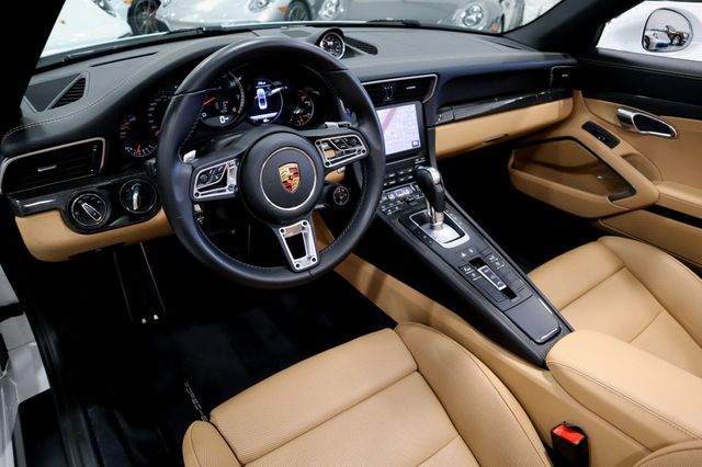 2017 Porsche 911 TURBO S CAB WHITE...13,998 Miles...Turbo S Cab!! - 22483341 - 24