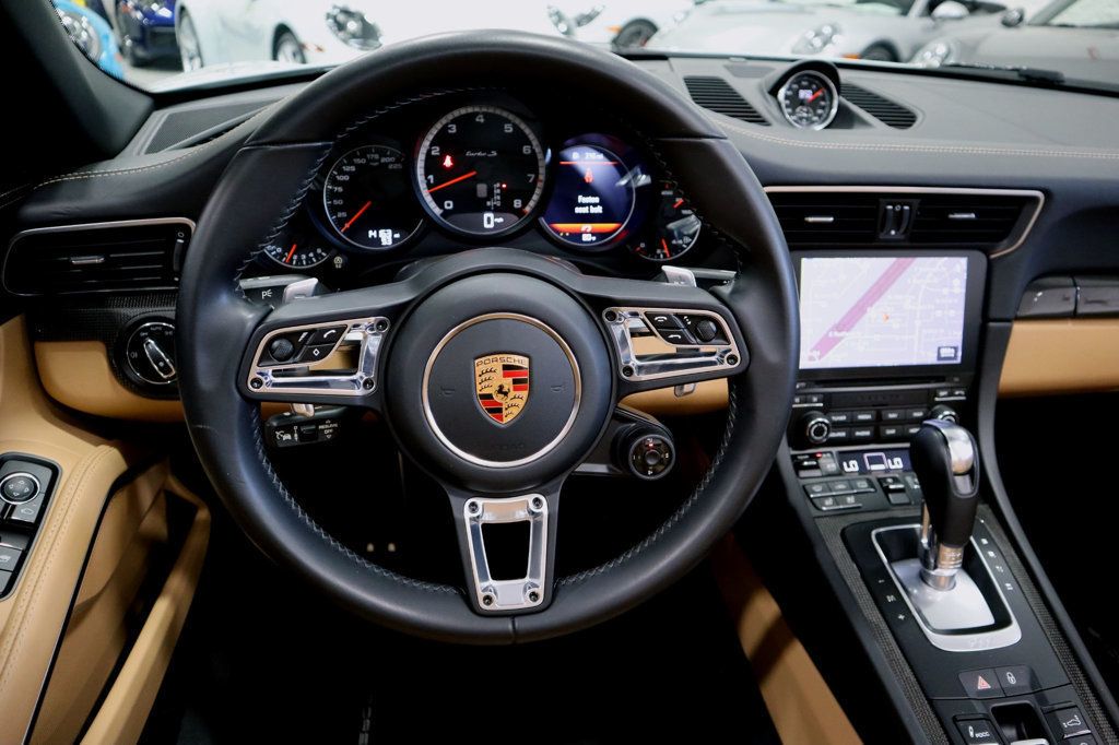 2017 Porsche 911 TURBO S CAB WHITE...13,998 Miles...Turbo S Cab!! - 22483341 - 25