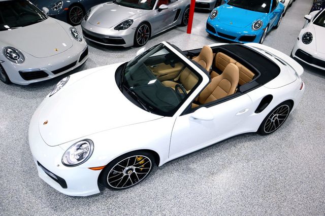 2017 Porsche 911 TURBO S CAB WHITE...13,998 Miles...Turbo S Cab!! - 22483341 - 4