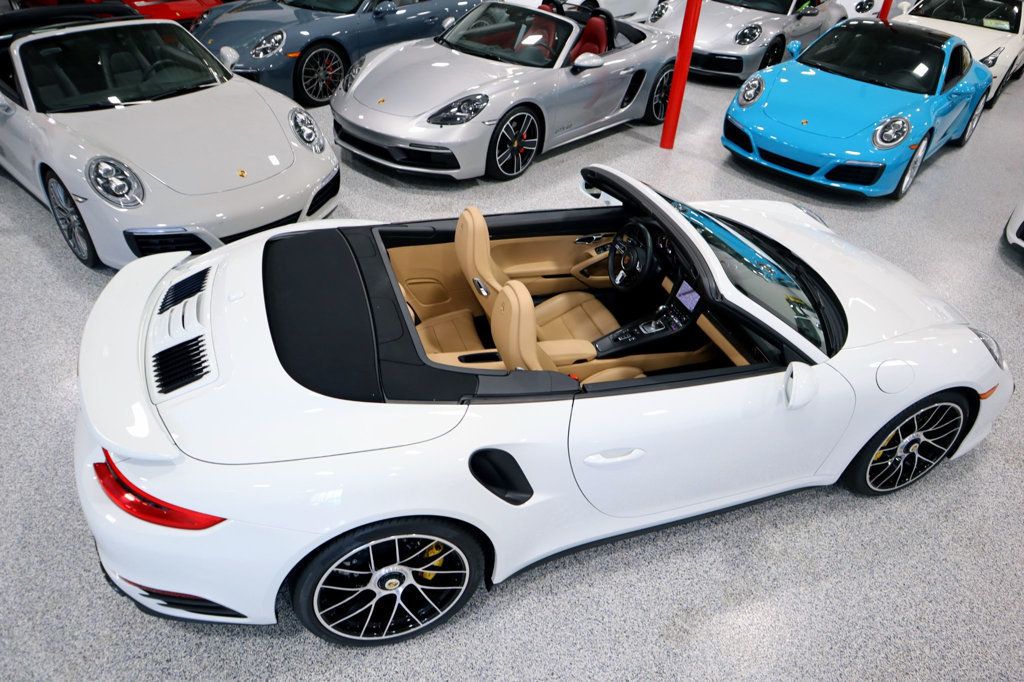 2017 Porsche 911 TURBO S CAB WHITE...13,998 Miles...Turbo S Cab!! - 22483341 - 5