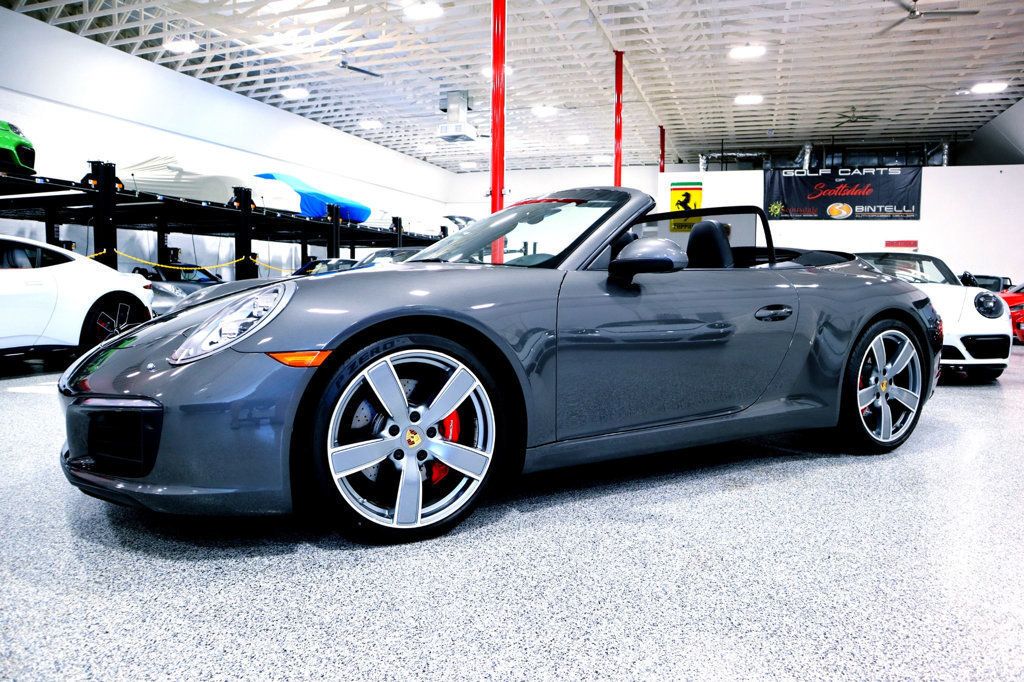 2017 Porsche CARRERA S CABRIOLET AGATE GREY...17,466 Miles...As New!! - 21543981 - 1