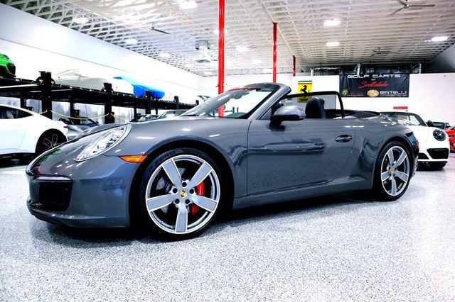 2017 Porsche CARRERA S CABRIOLET AGATE GREY...17,466 Miles...As New!! - 21543981 - 1