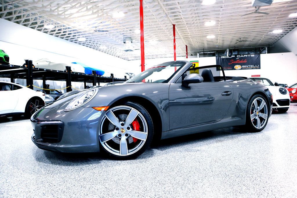 2017 Porsche CARRERA S CABRIOLET AGATE GREY...17,466 Miles...As New!! - 21543981 - 4