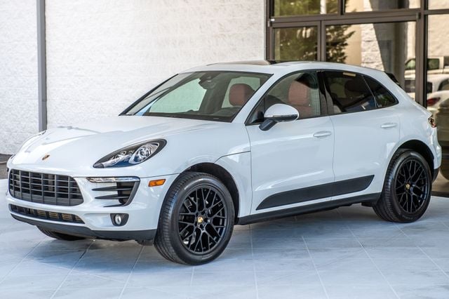 2017 Used Porsche Macan MACAN - WHITE ON RED LEATHER - PANO ROOF - NAV ...