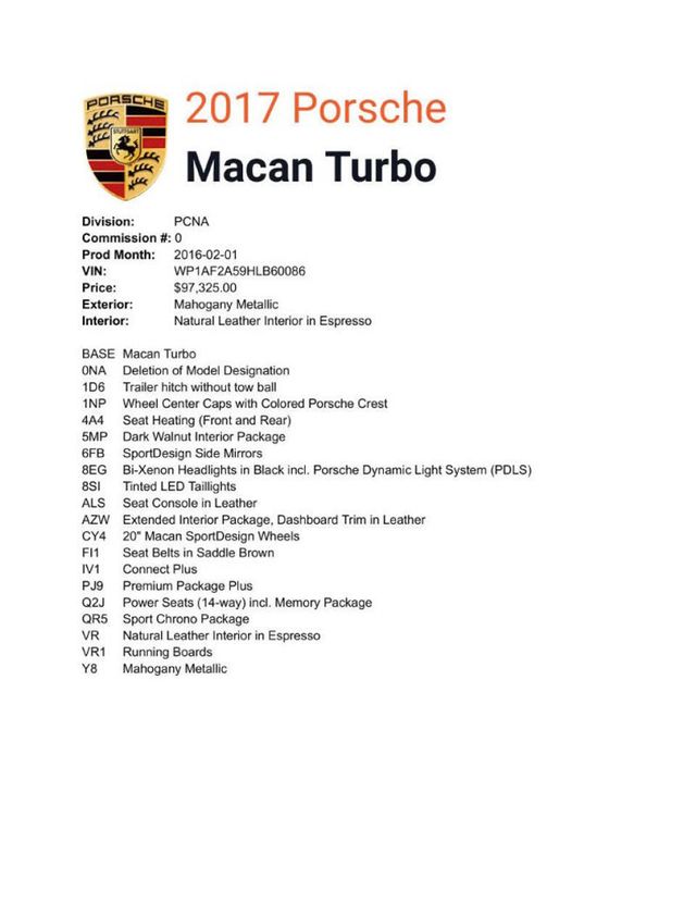 2017 Porsche Macan TURBO - 22959345 - 43