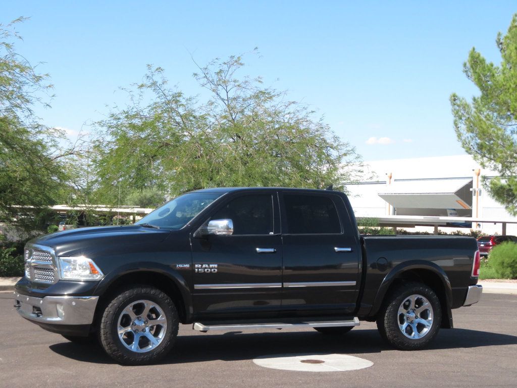 2017 Ram 1500 EXTRA CLEAN LARAMIE 4X4 RAM 34 SERVICE RECORDS LEATHER CREWCAB - 22932901 - 0