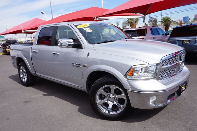 2017 Ram 1500 LARAMIE, 4X4, PREMIUM WHEELS, NAVIGATION, BACKUP CAMERA - 22993676 - 1