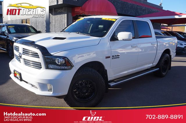 2017 Ram 1500 SPORT, 4X4, PREMIUM WHEELS, ALL TERRAIN TIRES, RUNNING BOARDS - 22967636 - 0