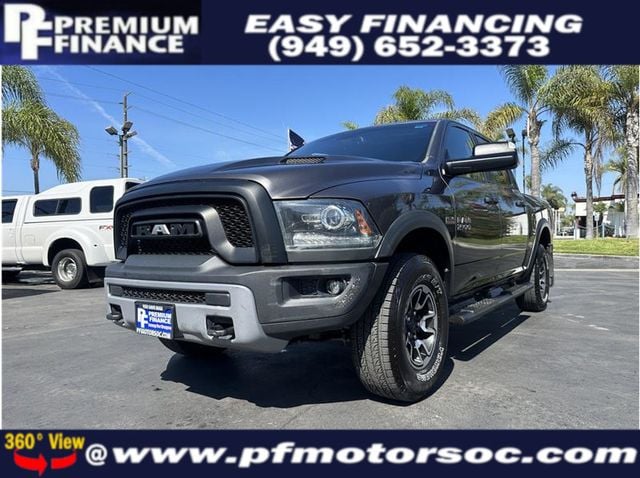 2017 Ram 1500 Crew Cab REBEL 4X4 5.7L HEMI BACK UP CAM SUN ROOF CLEAN - 22631068 - 0