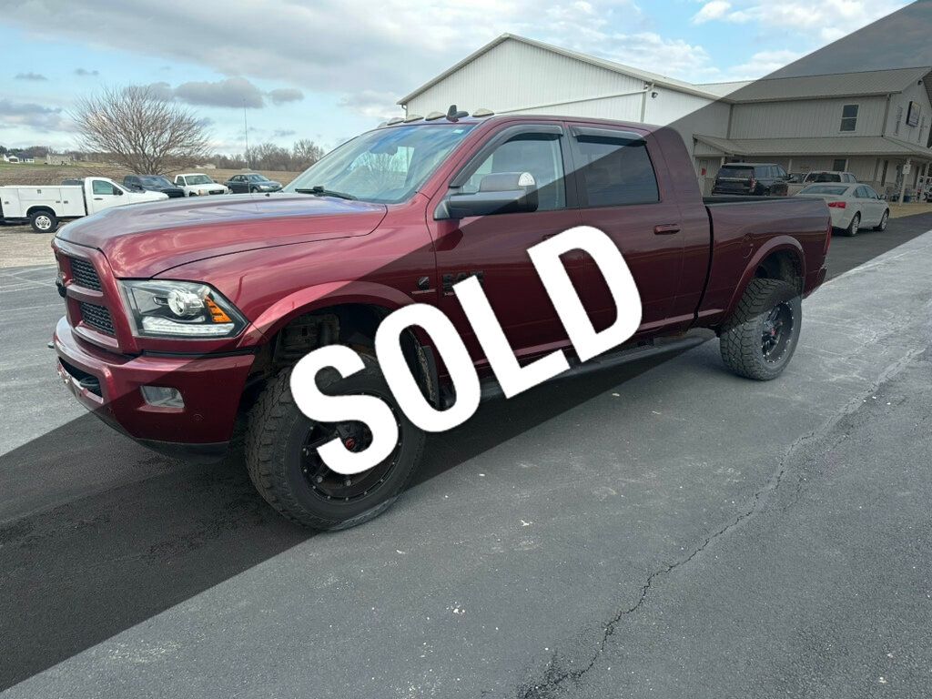 2017 Ram 2500 Cummins Diesel Laramie 4x4 Mega Cab 6'4" Box - 22290408 - 0