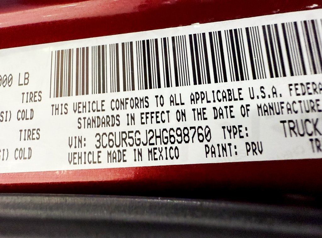 2017 Ram 2500 Longhorn 4x4 Crew Cab 6'4" Box - 22933046 - 60