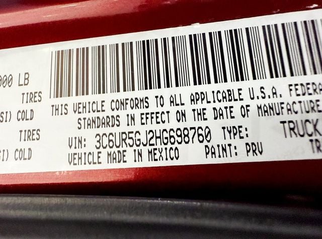 2017 Ram 2500 Longhorn 4x4 Crew Cab 6'4" Box - 22933046 - 60