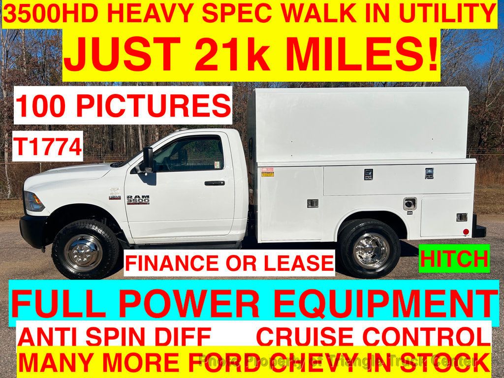 2017 Ram 3500HD WALK IN UTILITY JUST 21k MILES! FULL POWER EQUIPMENT! SUPER CLEAN UNIT! - 22928952 | Video 1