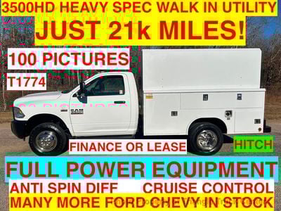 2017 Ram 3500HD WALK IN UTILITY JUST 21k MILES!