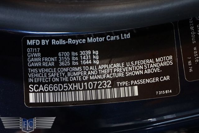 2017 Rolls-Royce Dawn Convertible - 22999334 - 43