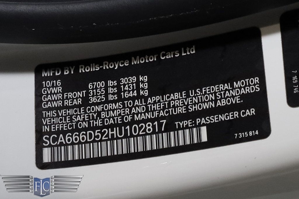 2017 Rolls-Royce Dawn Convertible - 23039198 - 45