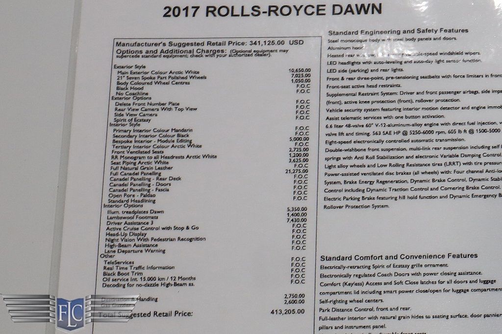 2017 Rolls-Royce Dawn Convertible - 23041760 - 47