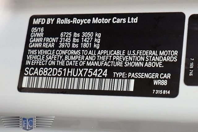 2017 Rolls-Royce Phantom Base - 22945304 - 47