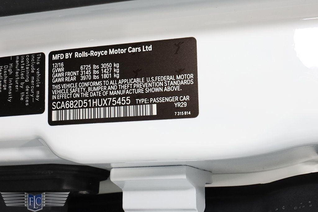 2017 Rolls-Royce Phantom Drophead Covertible - Final Edition - 22834890 - 39