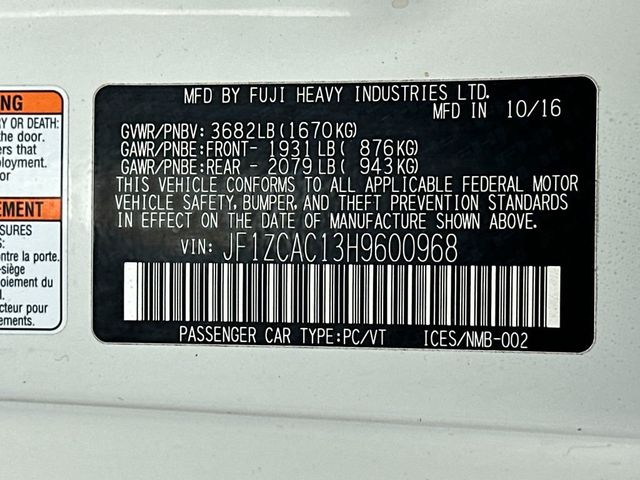 2017 Subaru BRZ Limited Manual - 22982527 - 21