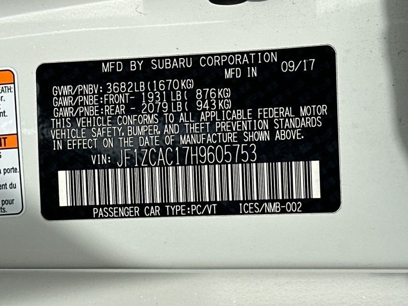 2017 Subaru BRZ Limited Manual - 22989988 - 20