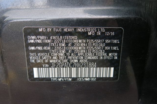 2017 Subaru Crosstrek 2.0i Premium CVT - 22997746 - 35