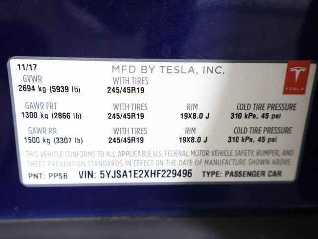 2017 Tesla Model S 100D AWD - 22999040 - 53