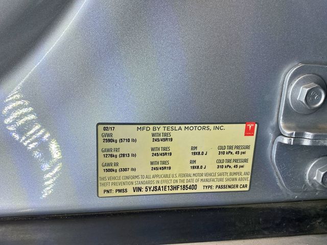 2017 Tesla Model S 75 RWD - 23007564 - 60