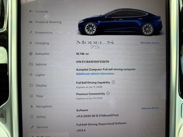 2017 Tesla Model S 75 RWD - 22996502 - 12