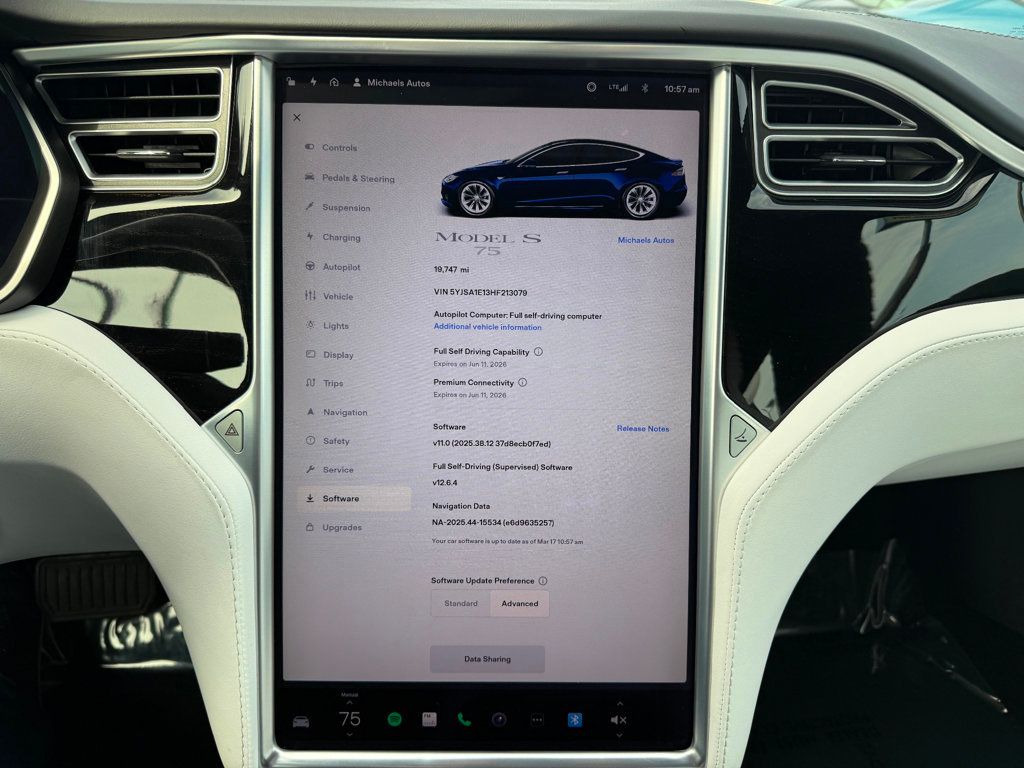 2017 Tesla Model S 75 RWD - 22996502 - 16