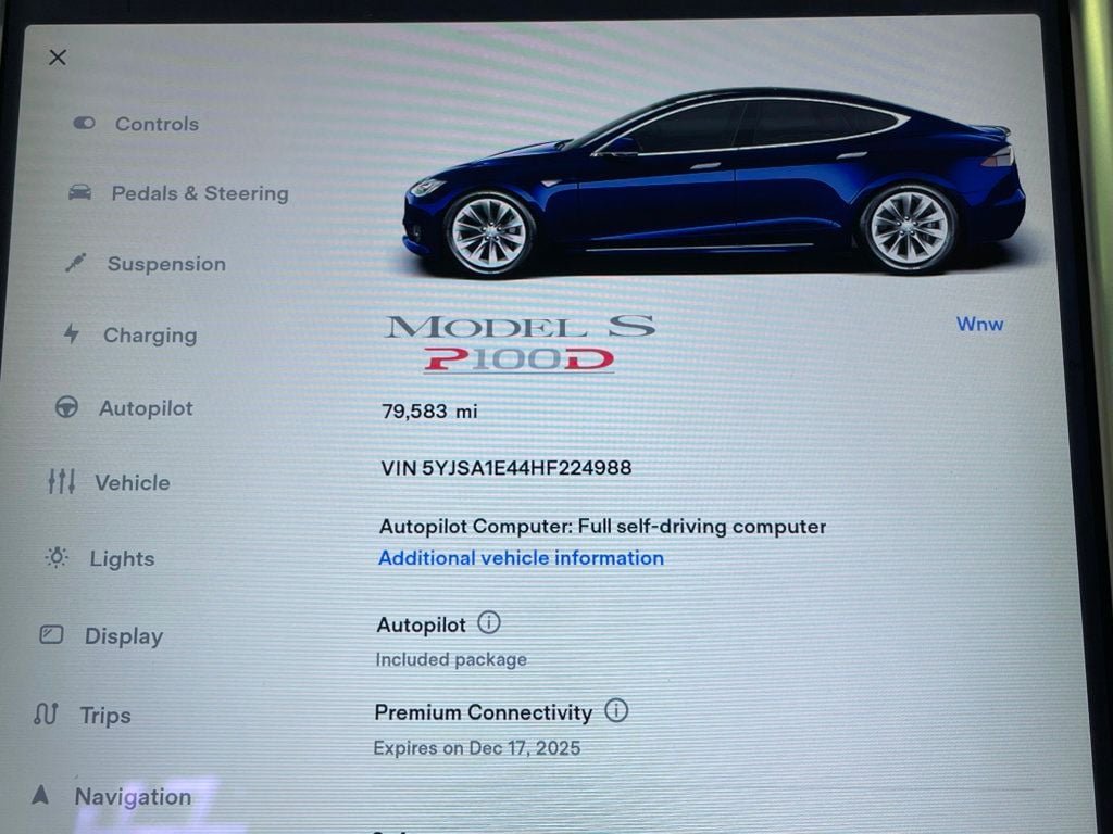 2017 Tesla Model S P100D AWD - 22955210 - 32