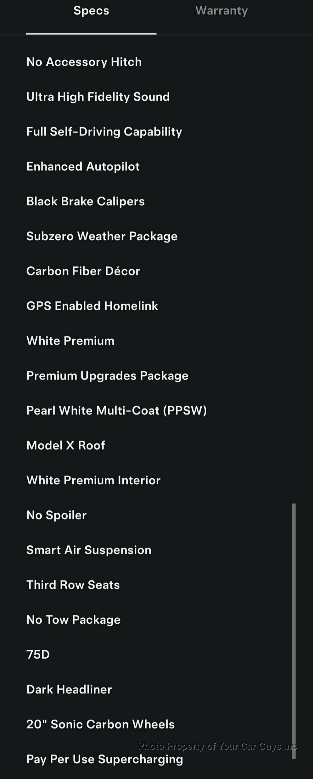 2017 Tesla Model X FSD (Full Self-Driving) - 22763308 - 35