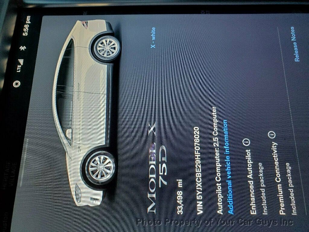 2017 Tesla Model X FSD (Full Self-Driving) & Factory warranty  - 22763308 - 37