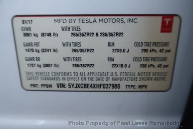 2017 Tesla Model X P100D AWD - 21454834 - 12