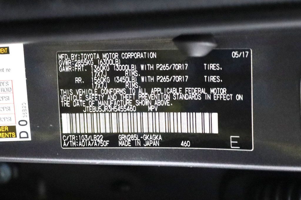 2017 Toyota 4Runner SR5 Premium 4WD - 23036355 - 29