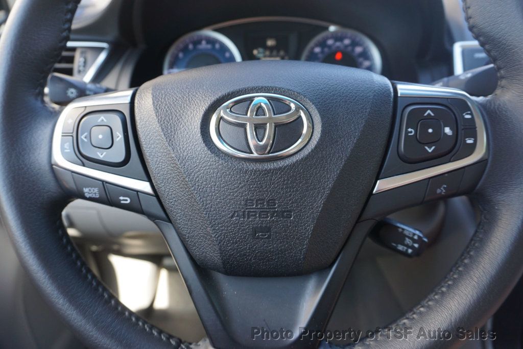 2017 Toyota Camry XLE Automatic NAVI REAR CAMERA HEATED SEATS SUNROOF LOW MILES  - 23045141 - 24