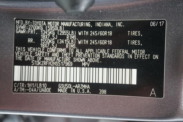 2017 Toyota Highlander  - 23032805 - 35
