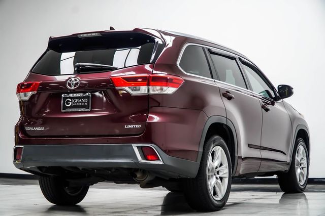 2017 Toyota Highlander Limited V6 FWD - 23062161 - 12