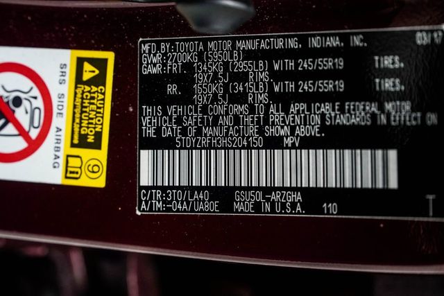 2017 Toyota Highlander Limited V6 FWD - 23062161 - 44