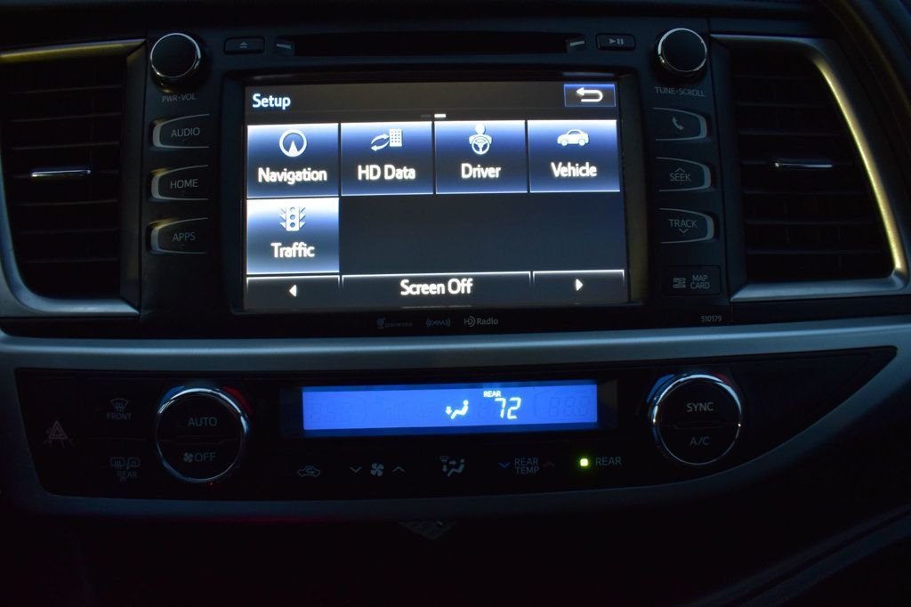 2017 Toyota Highlander XLE V6 AWD - 22937665 - 42