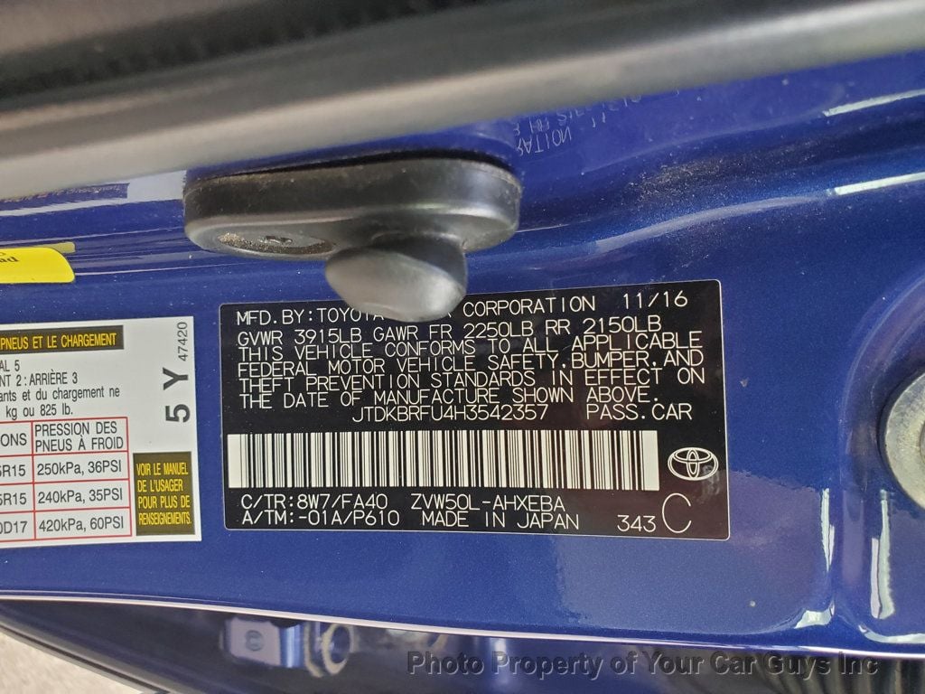 2017 Toyota Prius  - 23014150 - 27