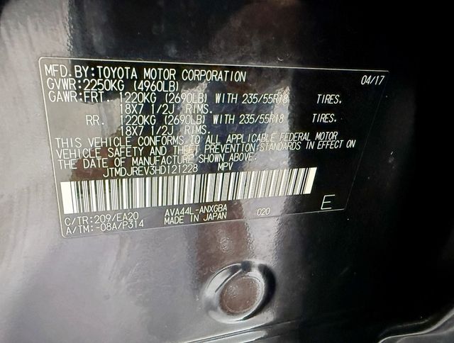 2017 Toyota RAV4 Hybrid Limited AWD - 22957442 - 44