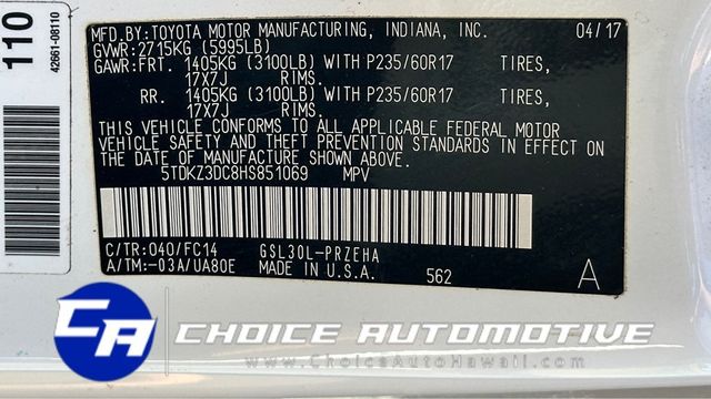 2017 Toyota Sienna LE Automatic Access Seat FWD 7-Passenger - 22399016 - 26
