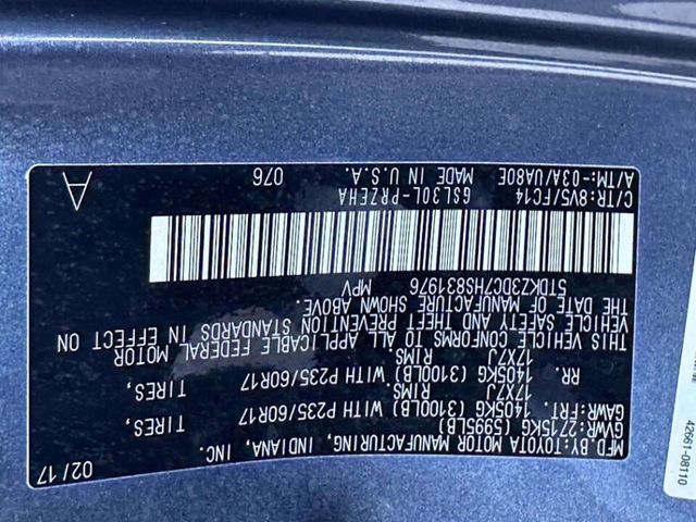 2017 Toyota Sienna LE Automatic Access Seat FWD 7-Passenger - 23043551 - 22