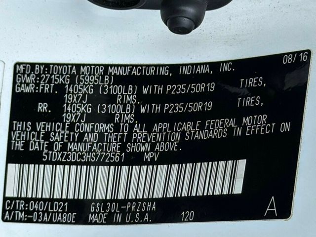 2017 Toyota Sienna SE FWD 8-Passenger - 23037145 - 53