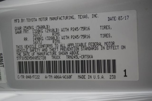 2017 Toyota Tacoma  - 22941101 - 24