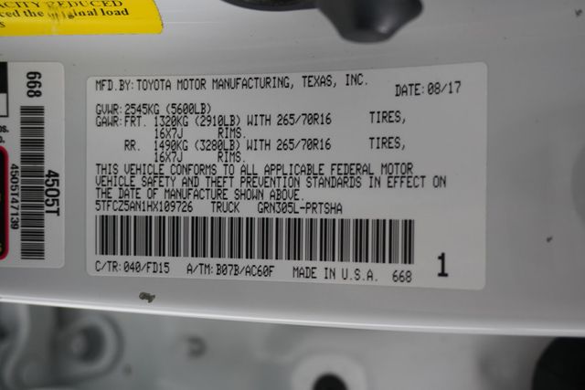 2017 Toyota Tacoma  - 22942880 - 22