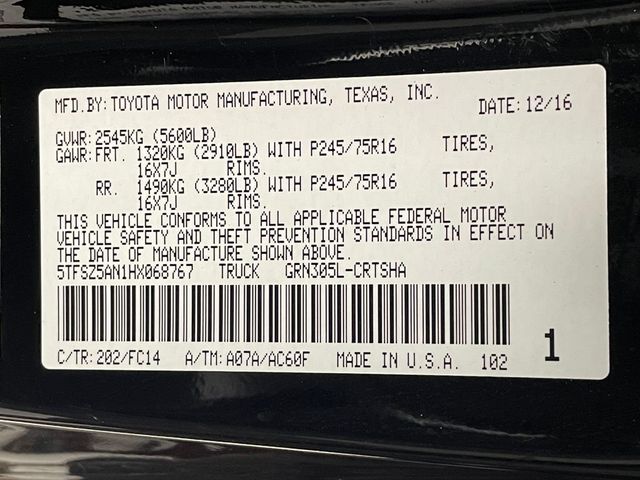 2017 Toyota Tacoma SR5 Access Cab 6' Bed V6 4x4 Automatic - 22890057 - 48